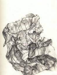 Crumpled Paper Paper Drawing Drawings Art Drawings