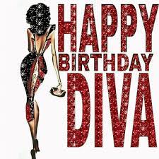 Happy Birthday Diva Red Glitter Gif Happybirthdaydiva Redglitter Discover Share G Happy Birthday Black Happy Birthday Woman Happy Birthday Beautiful Lady