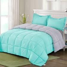 Hig Reversible Lightweight Comforter All Season Down Alternative Comforter King Summer Duvet Insert Blue Quilted Bedding Comforters With Corner Tabs King Cal King Size Aqua Blue Light Grey Walmart Com Walmart Com