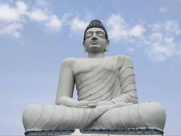 The iconic Dhyana Buddha Statue, AI generated