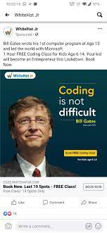 Bill Gates Ad 2 Coding Classes For Kids Coding Class Computer Programming