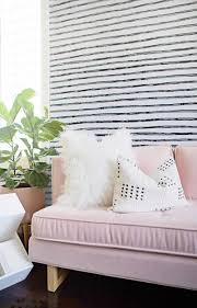 Lately i've been obsessed with grey couches (especially velvety ones). 18 Chic Blush Pink Sofas How To Style Them