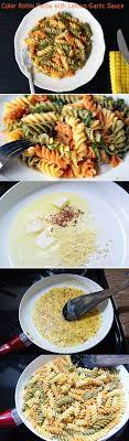 Tri Color Rotini Pasta In Lemon Garlic Sauce Recipe Rotini Pasta Recipes Pasta Dishes Real Food Recipes