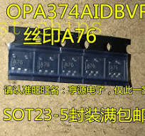 10PCS OPA374 OPA374AIDBVR A76 SOT23-5 #K1995