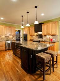 That will simply look like yesterday and today it was the 90s when gray was trendy but the grey created a nice balance of warm and cool combined with the yellow cabinets and floors. Kitchen With Black Appliances And Maple Cabinets