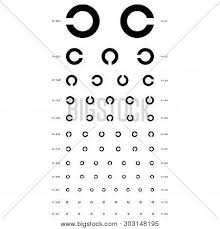 Vector Eye Test Chart Vector Photo Free Trial Bigstock