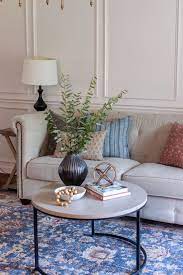 And then, when you add a tray to keep the chaos at bay, you've got the perfect bit of foundation for styling and organizing. The Basics Of Coffee Table Styling Shades Of Blue Interiors