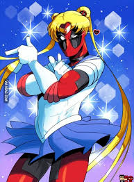 Just A Normal Deadpool Thing Sailor Moon Fan Art Deadpool Fan Art Sailor Moon
