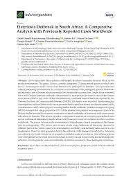Tiger brands limited (incorporated in the republic of south africa) (registration number: Pdf Listeriosis Outbreak In South Africa A Comparative Analysis With Previously Reported Cases Worldwide