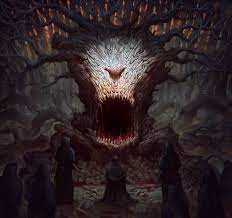 The Demon Tree Rhogar Horror Artwork Dark Fantasy Art Fantasy Monster