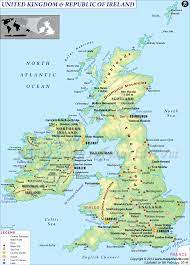 Select the color you want and click on a county on the map. Map Of Uk And Ireland