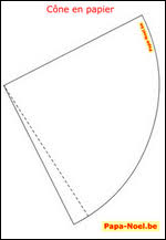 Patron De Cone En Papier A Imprimer Gratuit Pour Fabriquer Une Decoration De Noel En Papier A Bricolage Noel Facile Decorations De Noel Faciles Decoration Noel