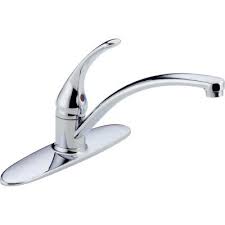 Whether your kitchen aesthetic calls for chrome, stainless steel or matte black, the delta brand offers the single handle kitchen faucets you want. Delta Kitchen Faucets Kitchen The Home Depot