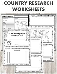 Country Research Worksheets Country Booklet Homeschool Social Studies Worksheets