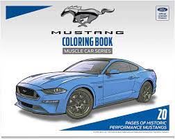 Feb 27, 2014 · free printable mustang coloring pages for kids. Amazon Com Ford Mustang Officially Licensed Coloring Books For Adults Muscle Car Edition 20 Pages