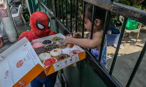 So lockdown will not be again. Spider Man Cheers Up Children In Philippines Amid Covid 19 Lockdown Global Times