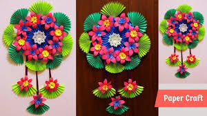 Diy How To Make Paper Flowers Make A Paper Flower Wall Hanging Paper Hanging Flower Wall Paper Flower Wall Paper Flowers