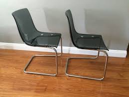 2 Ikea Tobias Chairs Gray Grey Chair Chair Ikea