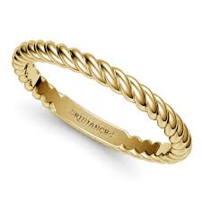 Home 14k selection 14k yellow gold rings wedding bands wedding bands. Twisted Rope Wedding Ring In Yellow Gold