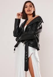 Missguided Black Faux Leather Oversized Biker Jacket In 2020 Leather Jacket Photoshoot Leather Jacket Girl Celebrities Leather Jacket