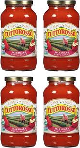Amazon.com : Tuttorosso Organic Marinara Pasta Sauce, Gluten Free and No  Sugar Added, 24 Ounce Jars, 4-Pack : Grocery & Gourmet Food