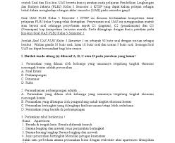 Choose the correct answer by crossing (x) a, b, c or d! Soal Uts Plbj Kelas 4 Semester 2 Ktsp Dan Kisi Jawabanku Id