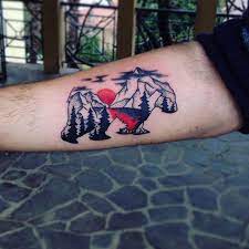 The arm is a perfect placement option for this tattoo. 125 Unique Bear Tattoo Designs A Sign Of Diversity Wild Tattoo Art