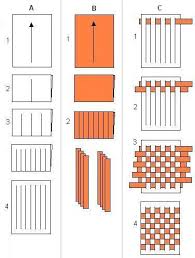 Weaved Place Mats Paper Weaving Weaving For Kids Weaving Art
