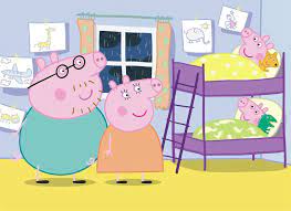 Peppa pig and george pillow case , peppa pig birthday gift , kids room decor , nursery decor. Muddy Puddles And Dinosaurs A Real Life Peppa Pig Bedroom Peppa Pig Teddy Peppa Pig Peppa
