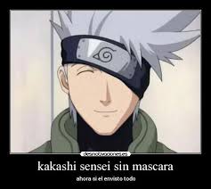 Como Es La Cara De Kakashi Buscar Con Google Kakashi Sensei Anime Naruto Kakashi