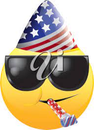 Iclipart Royalty Free Clipart Image Of A Celebrating American Happy Face In Sunglasses Happy Smiley Face Happy Images Love Smiley