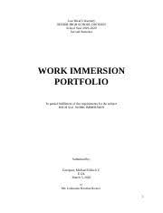 The highly competitive hotel landscape at present has forced us to reexamine our operations to not only look for added efficiencies. Reflection On My Immersion Reflection On My Immersion This 68 Hours Of Immersion Is Helpful And A Meaningful Experience During Senior High School Course Hero