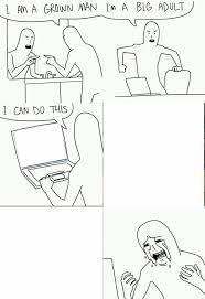 I M A Grown Man Blank Meme Template Meme Template Crying Meme Character Sheet Template
