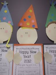 Learning In First Happy New Year School Crafts New Years Activities New Year Goals