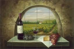 ceramic tuscan tile murals and