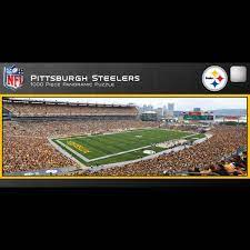 Check spelling or type a new query. Pittsburgh Steelers 1000 Piece Panoramic Jigsaw Puzzle By Masterpieces Inc 0705988913600 Booktopia