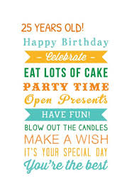 This is for all the people who keep asking me what can be the best gift to get a guy for his birthday. 25 Years Old Birthday Free Birthday Card Greetings Island