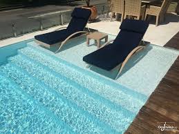 Piscine Enterree Exterieure Creusee Piscines Desjoyaux Terrasse Bois Piscine Piscine Escalier Piscine
