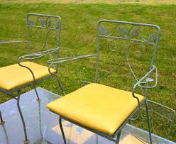 The cart has unfortunately been repainted in an awful green shade, it also is being sold without any glass. Sold Price Vintage Salterini Patio Furniture Russell Woodard Table Chairs June 5 0120 11 00 Am Edt