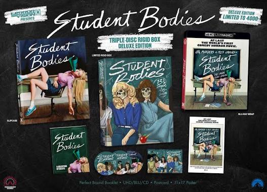 Student Bodies (1981) 3-Disc (UHD/BD/CD) Deluxe Edition — Terror Vision  Records and Video