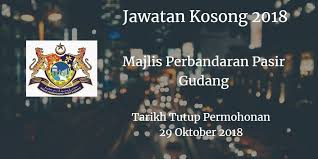 Majlis Perbandaran Pasir Gudang Jawatan Kosong Mppg 29 Oktober 2018