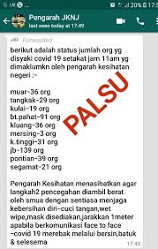 Permohonan jawatan kosong jabatan kesihatan negeri johor. Bernama Tv Ø¯Ø± ØªÙˆÛŒÛŒØªØ± Jabatan Kesihatan Negeri Johor Jknj Menafikan Ada Mengeluarkan Statistik Berkaitan Jumlah Individu Di Negeri Itu Yang Disyaki Dijangkiti Covid 19 Kepada Orang Awam Mahupun Media Https T Co Fwo9tcok0m