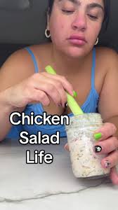 A #delicious chicken salad will ALWAYS hit. I love omitting the celery and  eating the chicken salad with a stalk of celery. Crunch factor