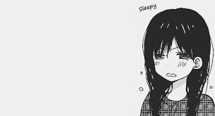 Aesthetic Manga Background Black And White Sleepy Manga Cute Anime Sketch Anime