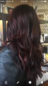 Dark Hair With Red Highlights Red Hair With Hair Redhair Darkbrownhair In 2020 Red Balayage Hair Brunette Hair Color Dark Auburn Hair
