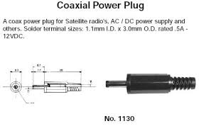Dc Power Connector Size Chart Best Picture Of Chart