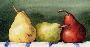 Watercolor Paintings Of Pears Fresh Air And Choppy Water By Thomas A Needham Avec Images Dessin Nature Aquarelle Nature Morte
