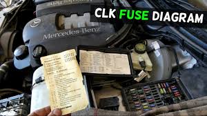 Mercedes W208 Fuse Location Diagram Clk200 Clk230 Clk 320 Clk430 Youtube