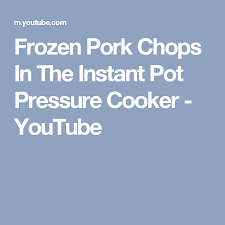 Instant pot pork chops are made in no time and are always tender and delicious! Pin On Pressure Cooker