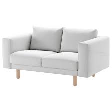Norsborg كنبة بمقعدين Finnsta أبيض بتولا Ikea